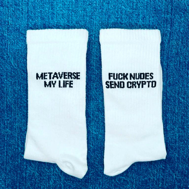 crypto stories chaussette metaverse my life & fuck nudes send crypto